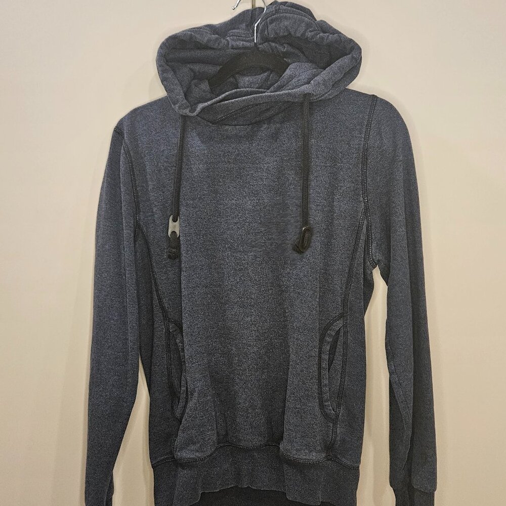 H&M Gray Hooded Sweatshirt - Size Small